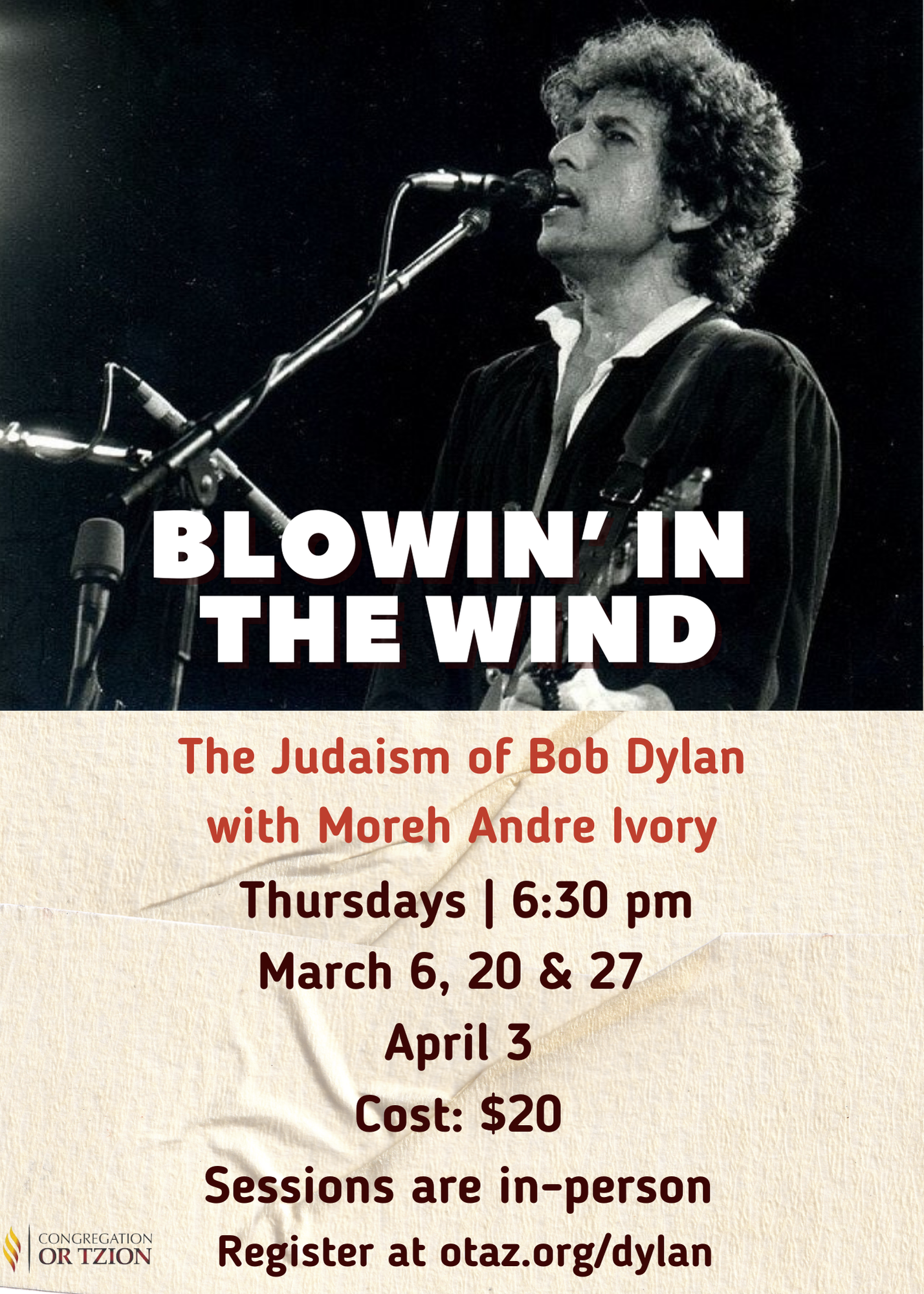 Adult Education- The Judaism of Bob Dylan