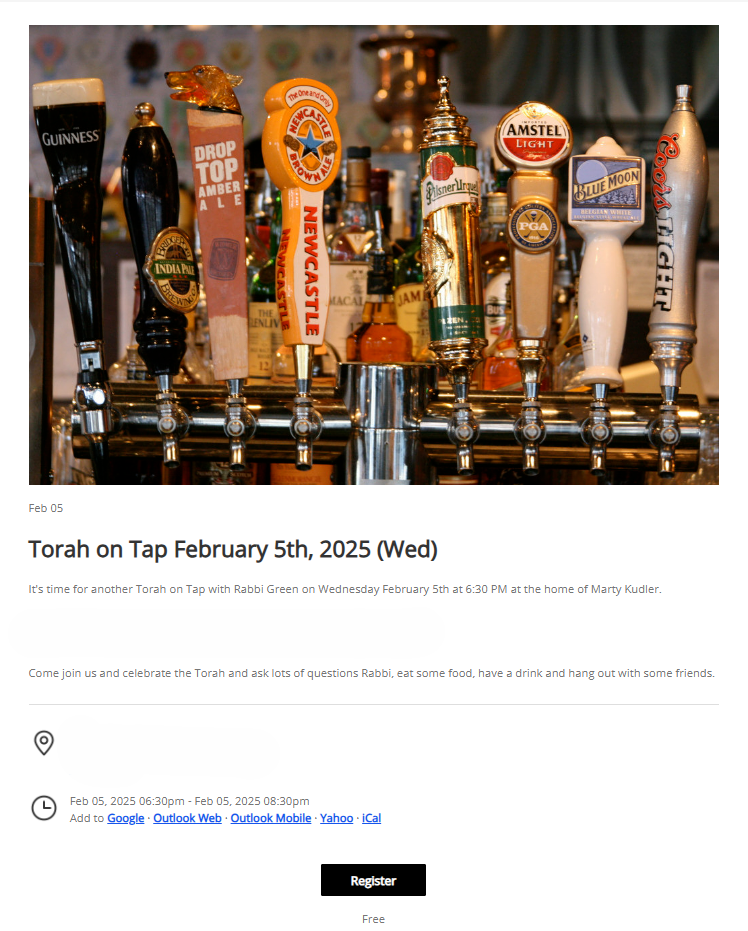 Torah on Tap