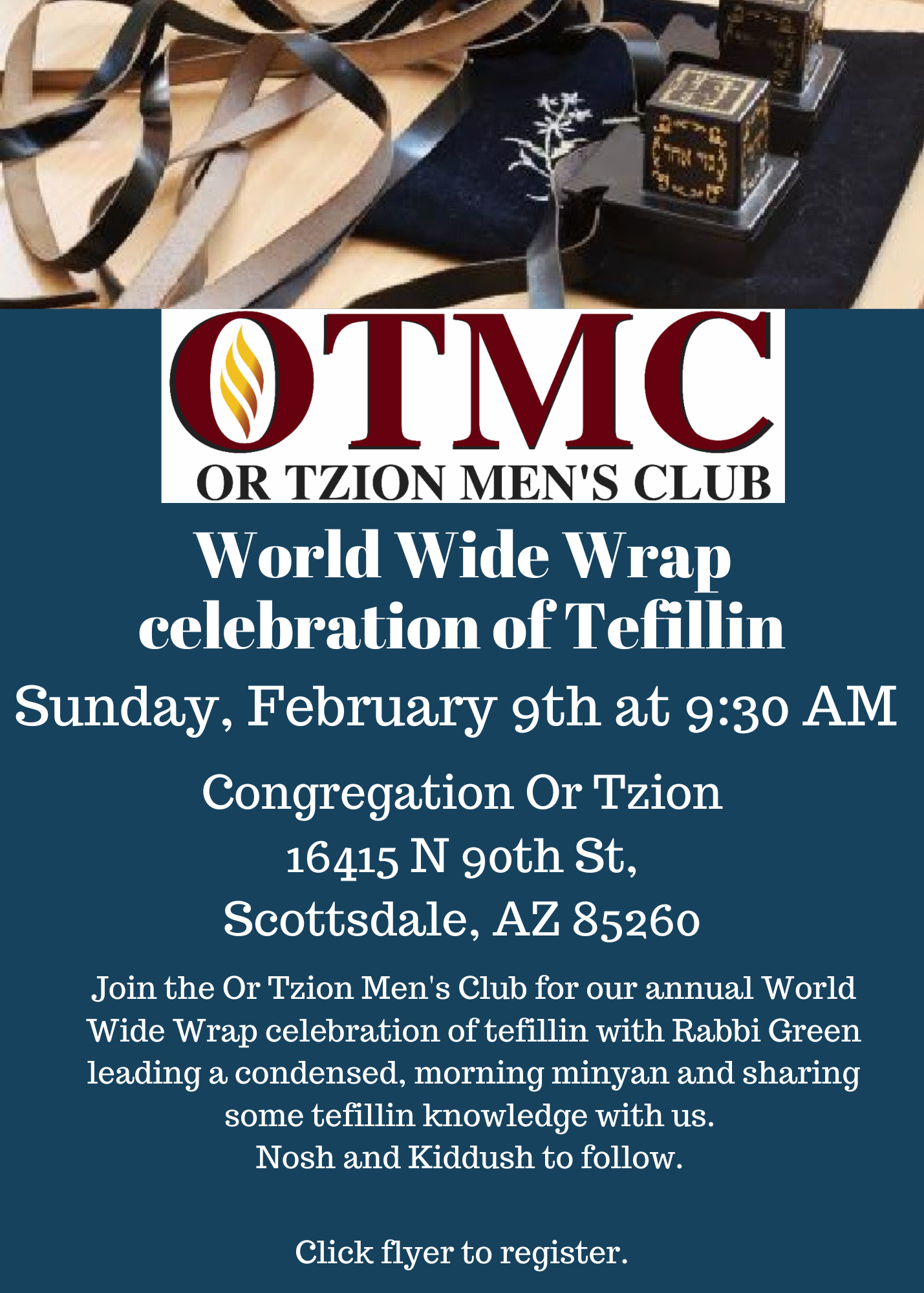 OTMC World Wide Wrap Celebration of Tefillin